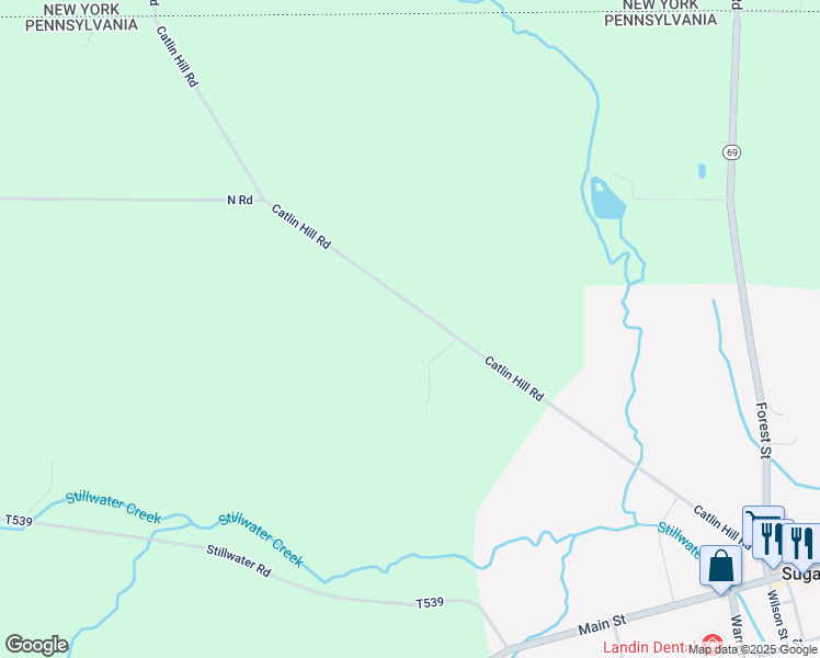 map of restaurants, bars, coffee shops, grocery stores, and more near 919 Catlin Hill Road in Sugar Grove