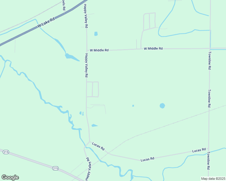 map of restaurants, bars, coffee shops, grocery stores, and more near 2947 Happy Valley Rd in Erie