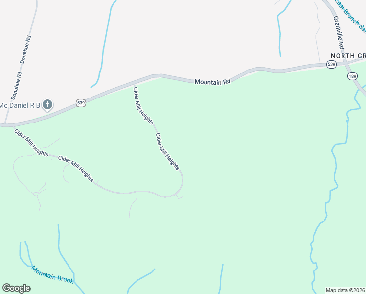 map of restaurants, bars, coffee shops, grocery stores, and more near 57 Cider Mill Heights in Granby