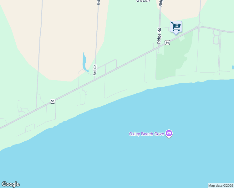 map of restaurants, bars, coffee shops, grocery stores, and more near 515 Oxley Beach Drive in Essex