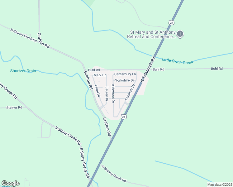 map of restaurants, bars, coffee shops, grocery stores, and more near 7764 Kirkwood Drive in Monroe County