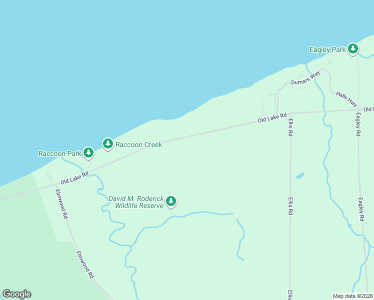 map of restaurants, bars, coffee shops, grocery stores, and more near 13723 Old Lake Rd in Erie
