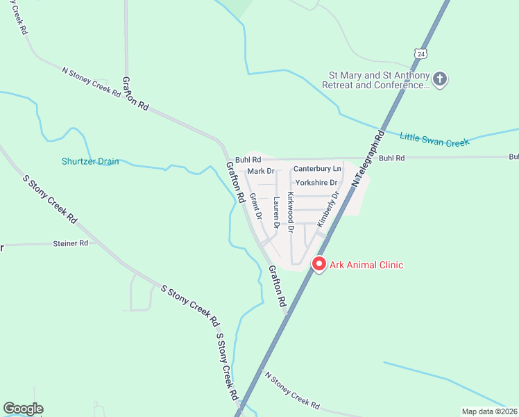 map of restaurants, bars, coffee shops, grocery stores, and more near 236 Austin Court in Monroe County