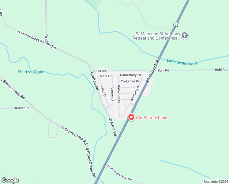 map of restaurants, bars, coffee shops, grocery stores, and more near 236 Austin Court in Monroe County