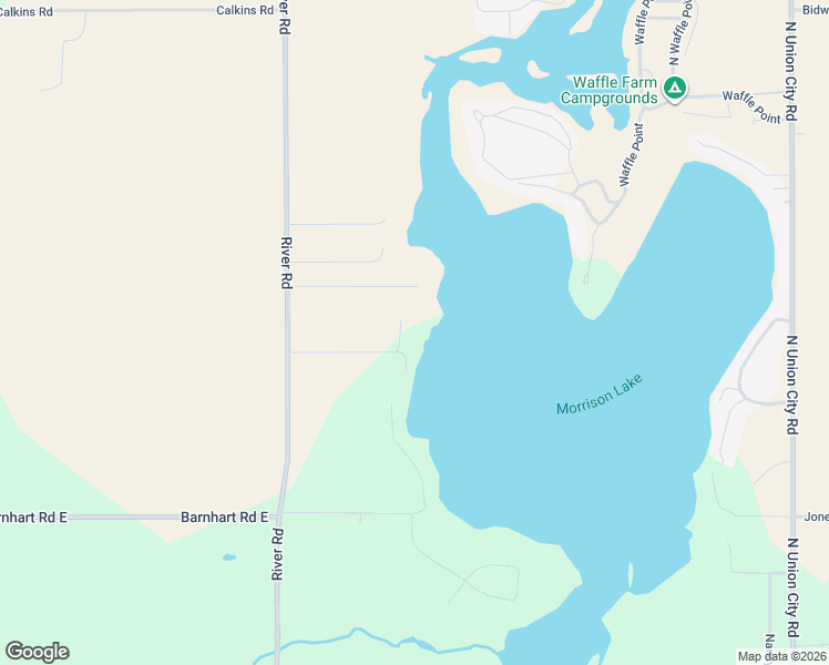 map of restaurants, bars, coffee shops, grocery stores, and more near 739 North Nivison Landing in Coldwater