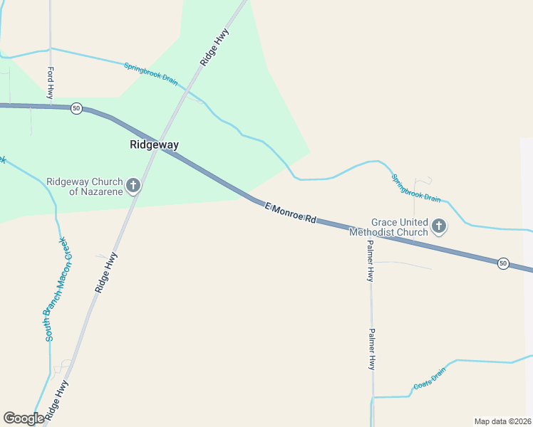 map of restaurants, bars, coffee shops, grocery stores, and more near 8759 E Monroe Rd in Britton