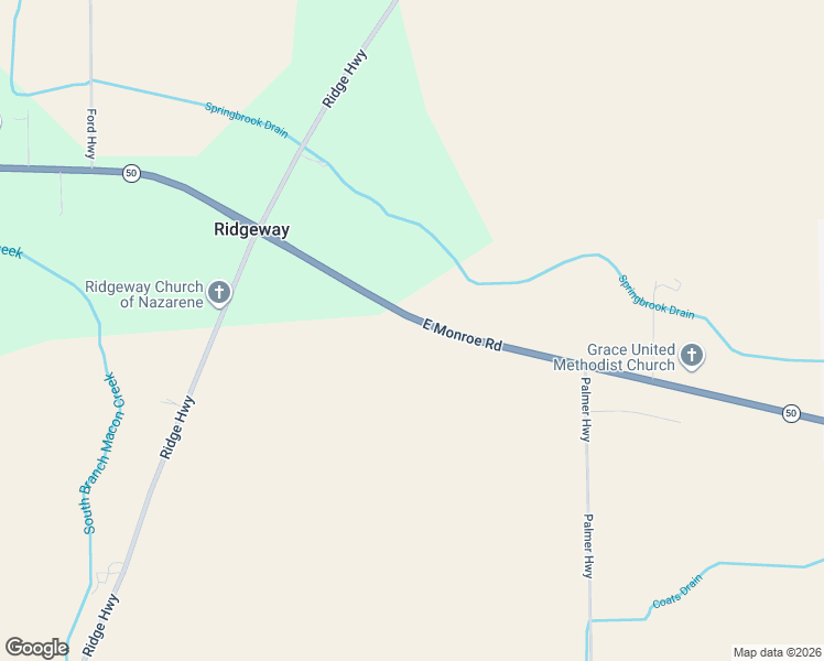 map of restaurants, bars, coffee shops, grocery stores, and more near 8759 East Monroe Road in Britton