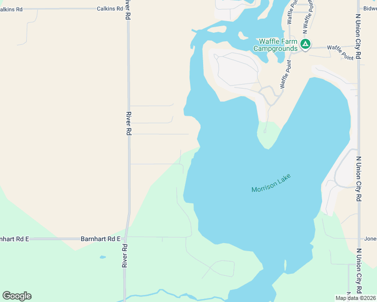 map of restaurants, bars, coffee shops, grocery stores, and more near 739 North Nivison Landing in Coldwater