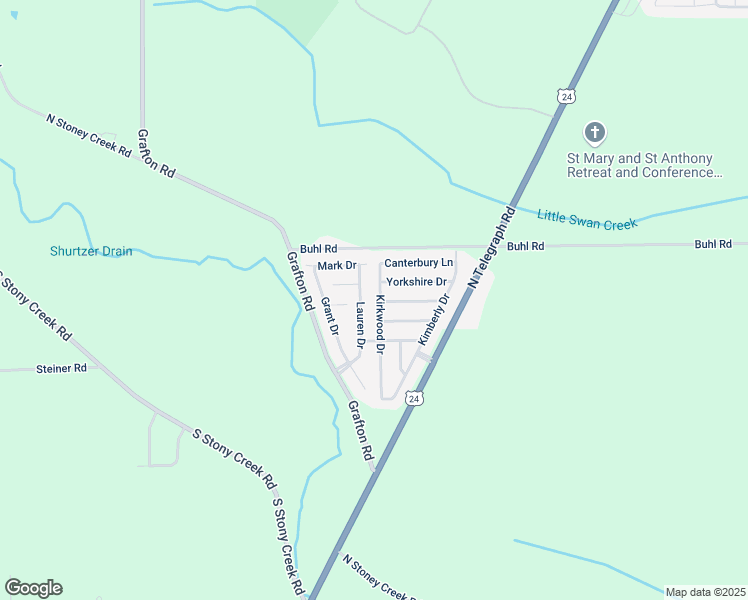 map of restaurants, bars, coffee shops, grocery stores, and more near 7769 Kimberly Drive in Monroe County