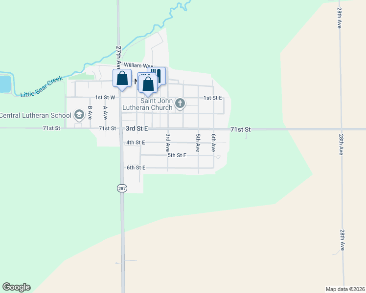 map of restaurants, bars, coffee shops, grocery stores, and more near 4 Th Street in Newhall