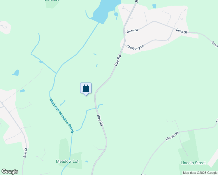 map of restaurants, bars, coffee shops, grocery stores, and more near 195 Bay Road in Norton