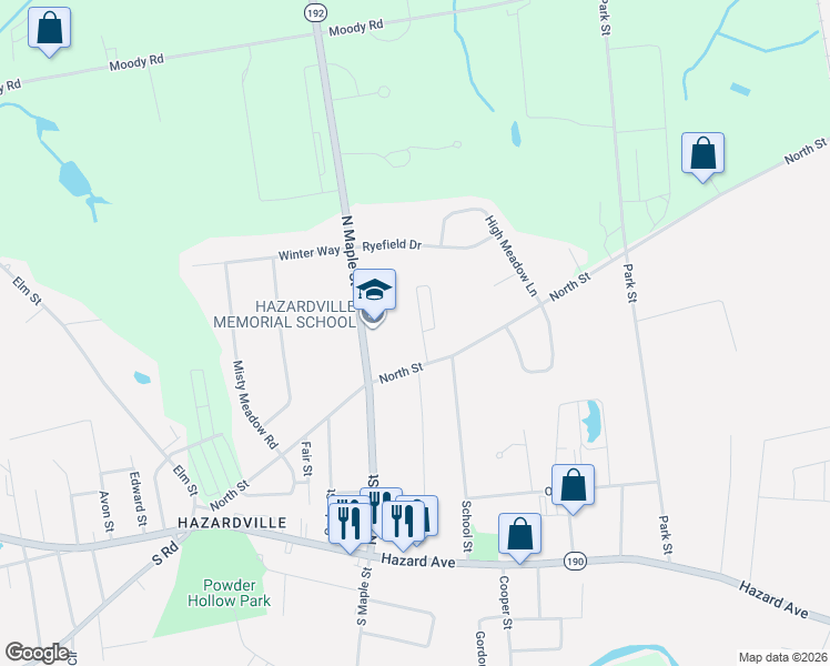map of restaurants, bars, coffee shops, grocery stores, and more near 4 Hamilton Court in Enfield