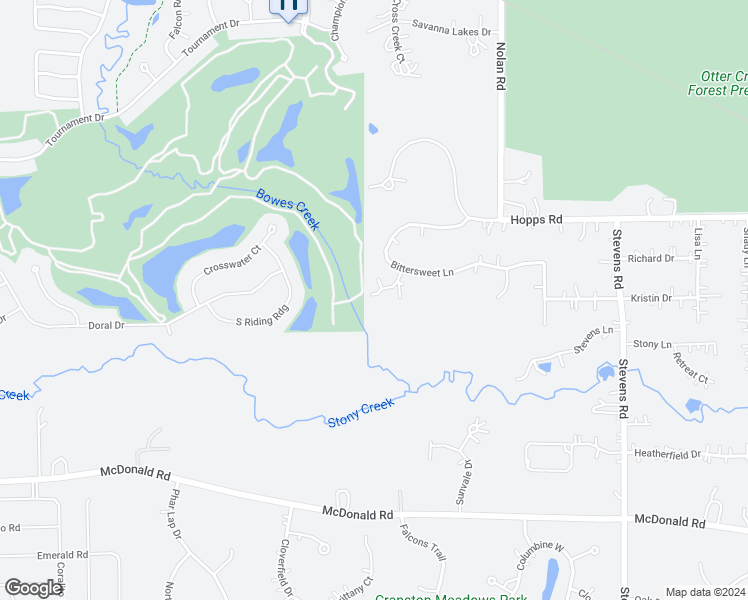 map of restaurants, bars, coffee shops, grocery stores, and more near 8N583 Pasec Place in Elgin