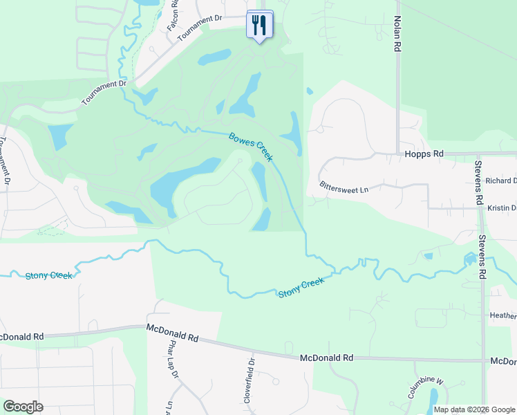 map of restaurants, bars, coffee shops, grocery stores, and more near 8N583 Pasec Place in Elgin