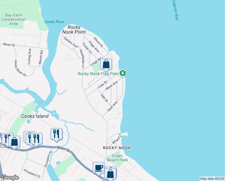 map of restaurants, bars, coffee shops, grocery stores, and more near 23 Chilton Avenue in Kingston