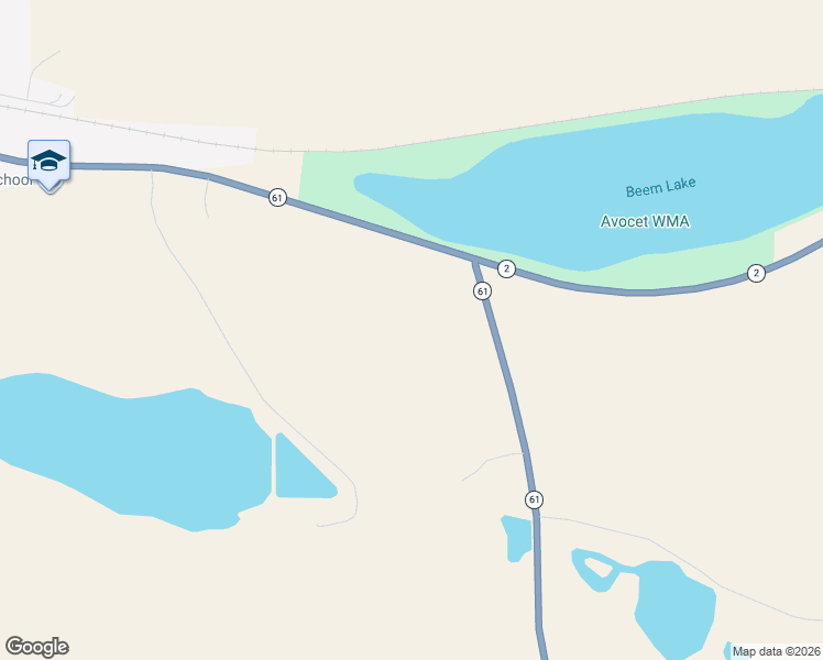 map of restaurants, bars, coffee shops, grocery stores, and more near Nebraska 61 in Hyannis