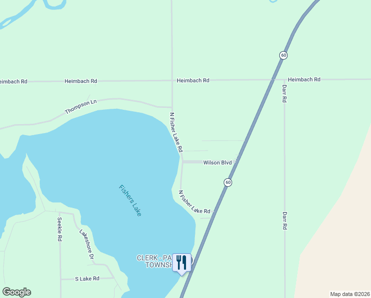 map of restaurants, bars, coffee shops, grocery stores, and more near 20070 Parkway Avenue in Three Rivers