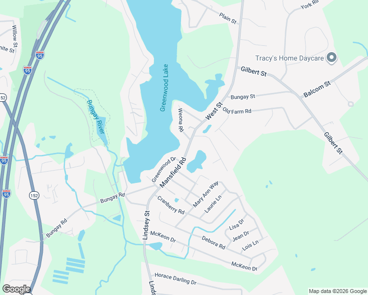 map of restaurants, bars, coffee shops, grocery stores, and more near 337 Mansfield Road in North Attleborough