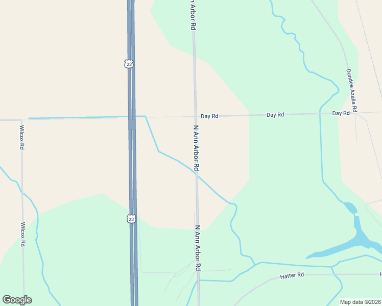 map of restaurants, bars, coffee shops, grocery stores, and more near Ann Arbor Rd in Dundee