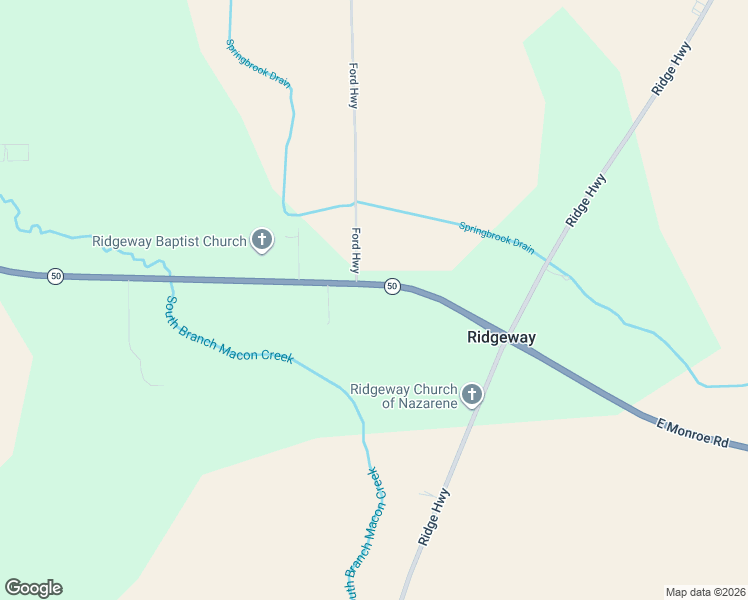 map of restaurants, bars, coffee shops, grocery stores, and more near 8175 East Monroe Road in Britton