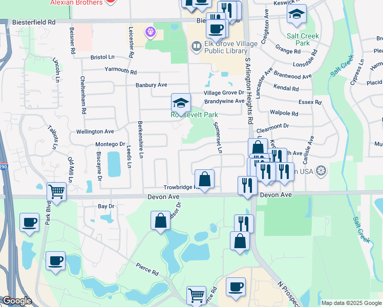 231 Parkchester Road, Elk Grove Village IL Walk Score