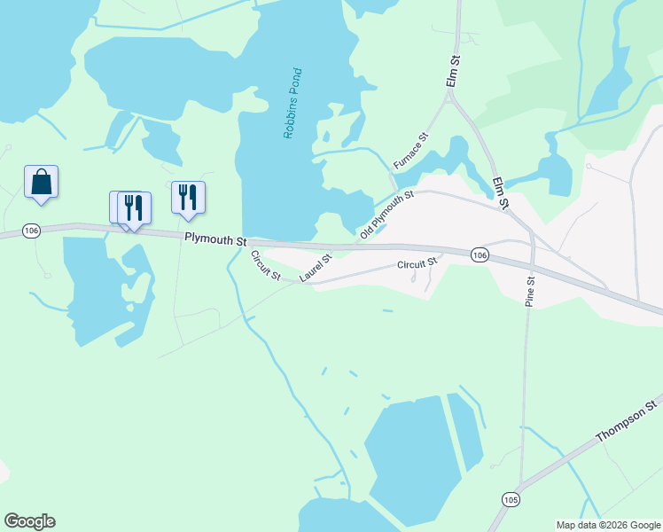 map of restaurants, bars, coffee shops, grocery stores, and more near 496 Laurel Street in Halifax