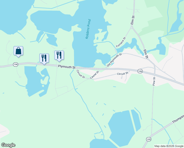 map of restaurants, bars, coffee shops, grocery stores, and more near 496 Laurel Street in Halifax