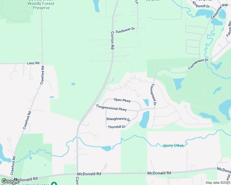 map of restaurants, bars, coffee shops, grocery stores, and more near 40W221 Sturbridge Way in Elgin