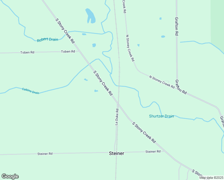 map of restaurants, bars, coffee shops, grocery stores, and more near 8208 South Stony Creek Road in Carleton