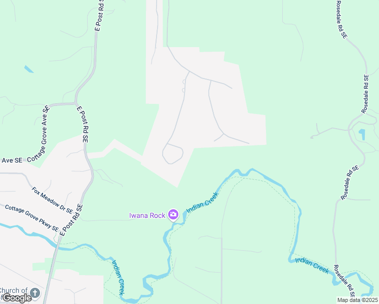 map of restaurants, bars, coffee shops, grocery stores, and more near 1515 Aspen Circle Southeast in Cedar Rapids