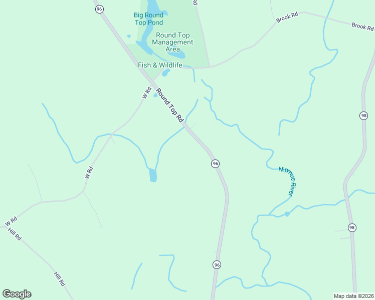 map of restaurants, bars, coffee shops, grocery stores, and more near 1070 Round Top Road in Burrillville