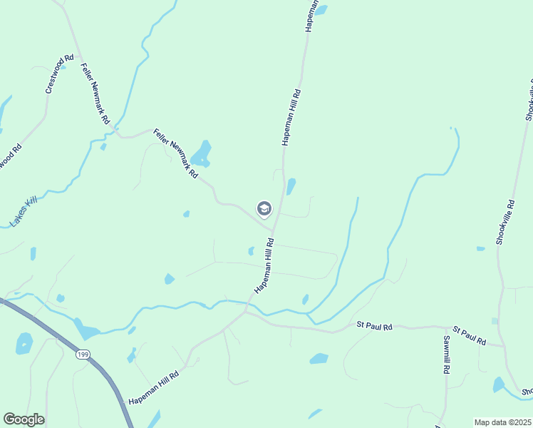 map of restaurants, bars, coffee shops, grocery stores, and more near 163 Hapeman Hill Road in Red Hook