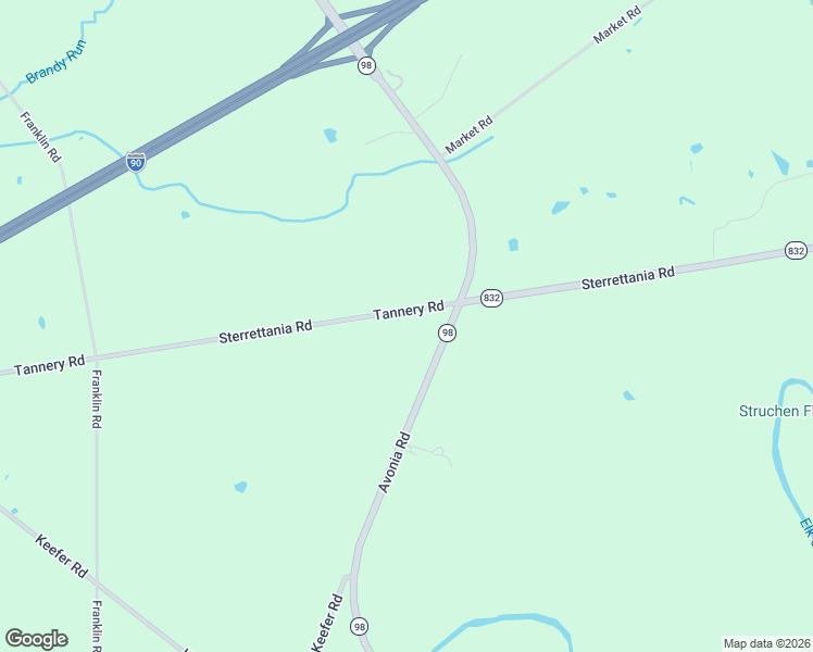 map of restaurants, bars, coffee shops, grocery stores, and more near 7500-7956 Sterettania Rd in Fairview