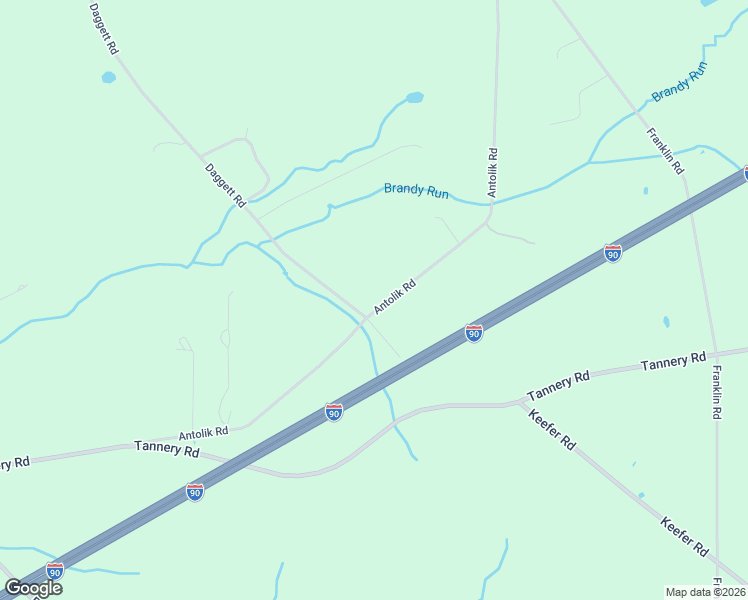 map of restaurants, bars, coffee shops, grocery stores, and more near 7700 Antolik Rd in Girard