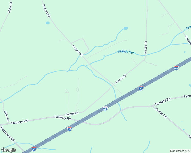 map of restaurants, bars, coffee shops, grocery stores, and more near 7508 Daggett Rd in Girard