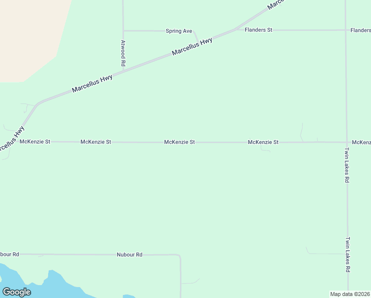 map of restaurants, bars, coffee shops, grocery stores, and more near 25723 McKenzie Street in Dowagiac