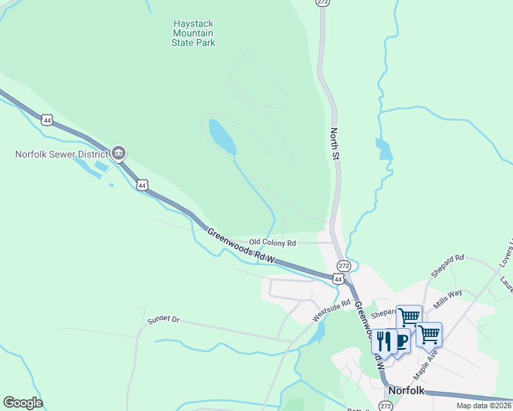 map of restaurants, bars, coffee shops, grocery stores, and more near in Norfolk