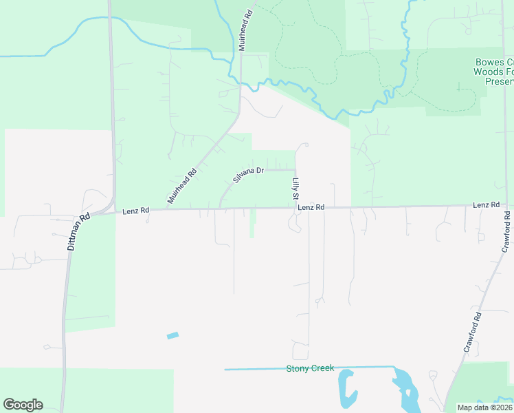 map of restaurants, bars, coffee shops, grocery stores, and more near 41W520 Lenz Road in Elgin