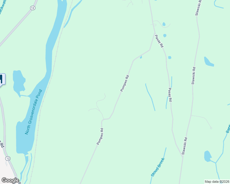 map of restaurants, bars, coffee shops, grocery stores, and more near 266 Pompeo Road in Thompson