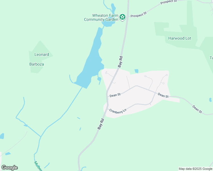 map of restaurants, bars, coffee shops, grocery stores, and more near 569 Bay Road in Easton