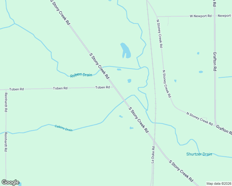 map of restaurants, bars, coffee shops, grocery stores, and more near 8485 South Stony Creek Road in Carleton
