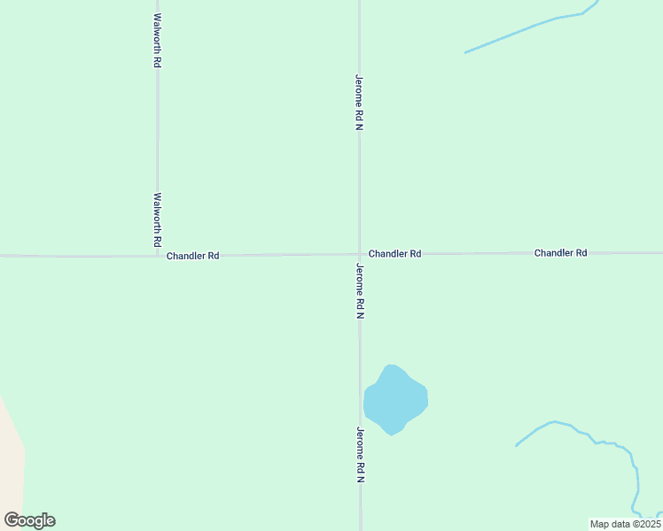 map of restaurants, bars, coffee shops, grocery stores, and more near 9951 Chandler Road in Jerome
