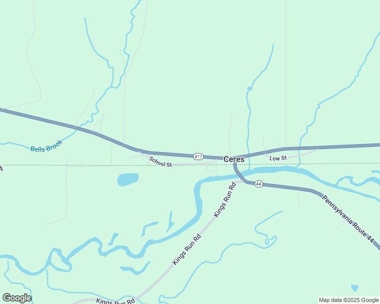 map of restaurants, bars, coffee shops, grocery stores, and more near 9410 New York 417 in LITTLE GENESE