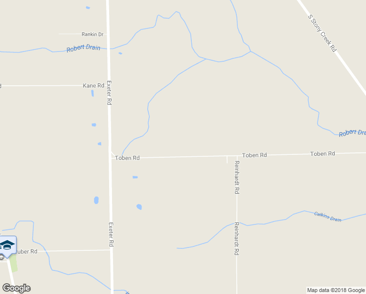 map of restaurants, bars, coffee shops, grocery stores, and more near 2726 Toben Road in Carleton