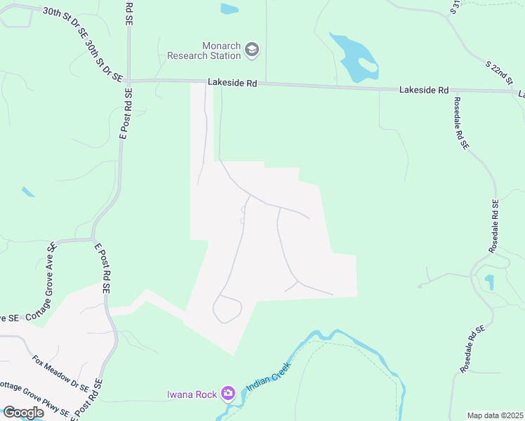 map of restaurants, bars, coffee shops, grocery stores, and more near 2306 Aspen Ridge SE in Cedar Rapids