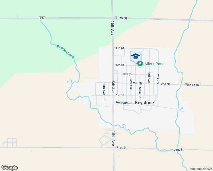 map of restaurants, bars, coffee shops, grocery stores, and more near 106-108 6th Avenue in Keystone