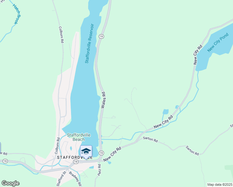 map of restaurants, bars, coffee shops, grocery stores, and more near 25 Wales Road in Stafford