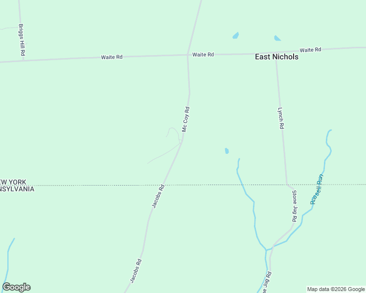 map of restaurants, bars, coffee shops, grocery stores, and more near 416 Mc Coy Road in Nichols