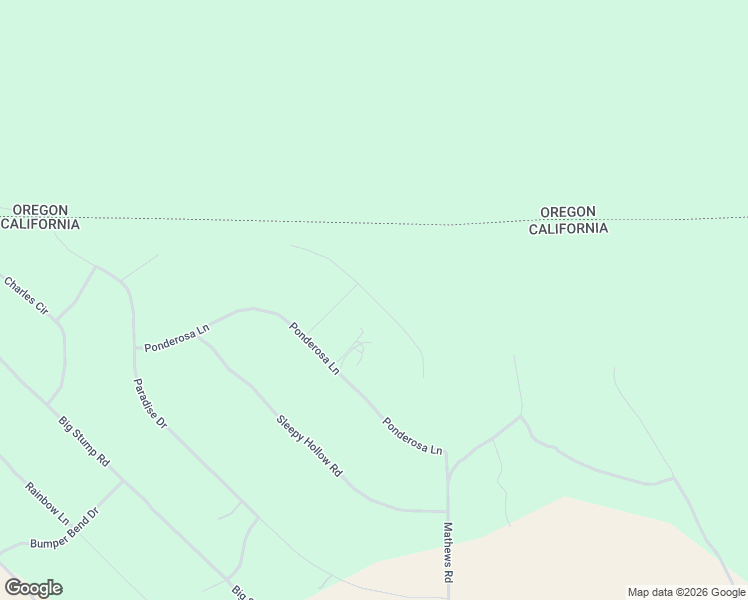 map of restaurants, bars, coffee shops, grocery stores, and more near Sequoia Way in Siskiyou County