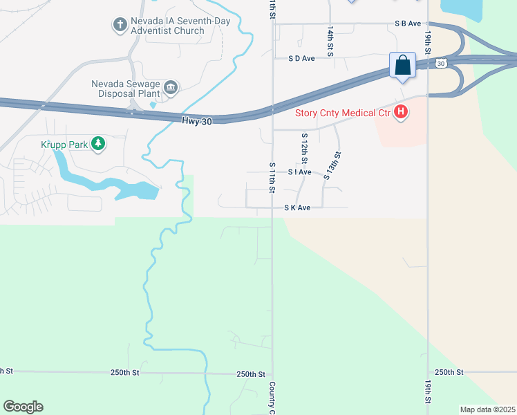 map of restaurants, bars, coffee shops, grocery stores, and more near 1031 Shagbark Drive in Nevada
